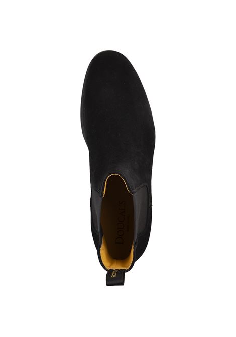 DOUCAL Polacchini Stile Beatles In Suede Nero - DOUCAL'S