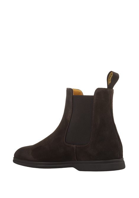 DOUCAL Polacchini Stile Beatles In Suede Testa Di Moro - DOUCAL'S