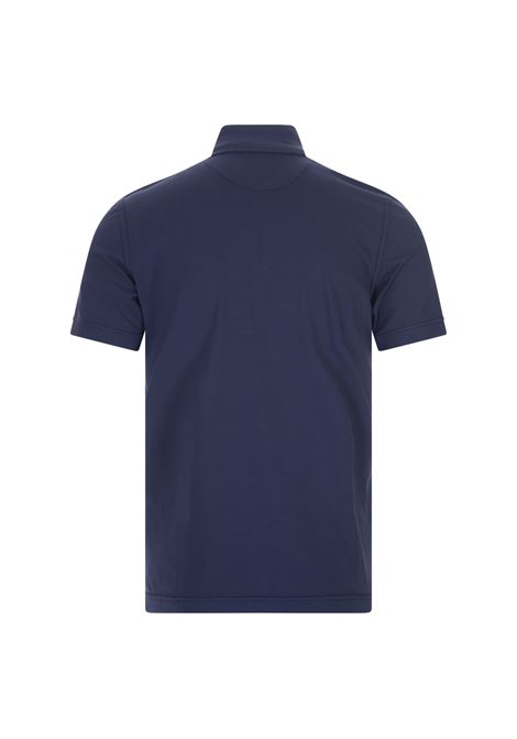 FEDELI Polo A Maniche Corte In Cotone Blu Scuro - FEDELI