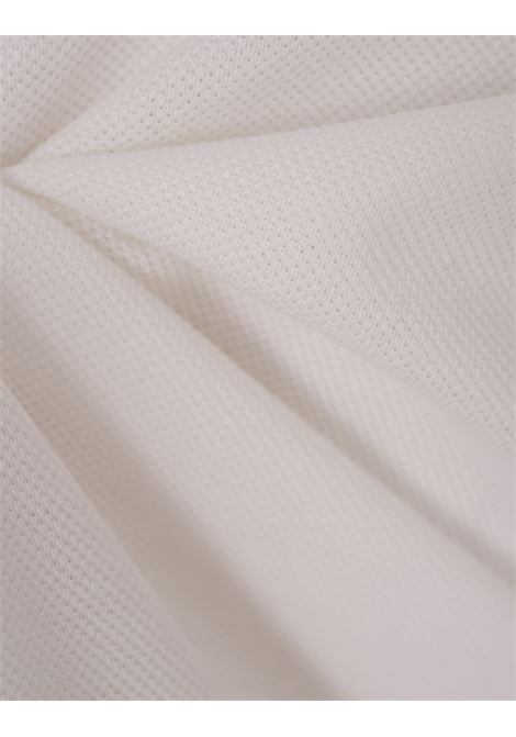 ALEXANDER MCQUEEN Polo Bianca Con Ricamo Logo Bicolore - ALEXANDER MCQUEEN