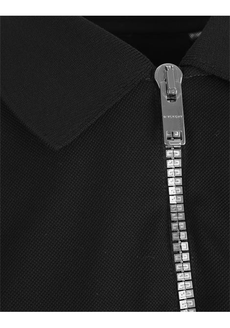 GIVENCHY Polo GIVENCHY Archetype Nera Con Zip - GIVENCHY
