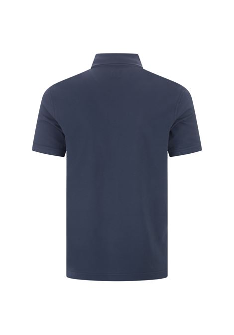 FEDELI Polo In Leggero Piquet Di Cotone Blu Scuro - FEDELI