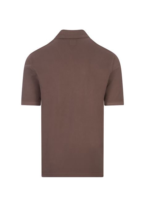 FEDELI Polo In Leggero Piquet Di Cotone Marrone - FEDELI