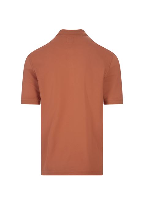 FEDELI Polo In Leggero Piquet Di Cotone Terra Bruciata - FEDELI