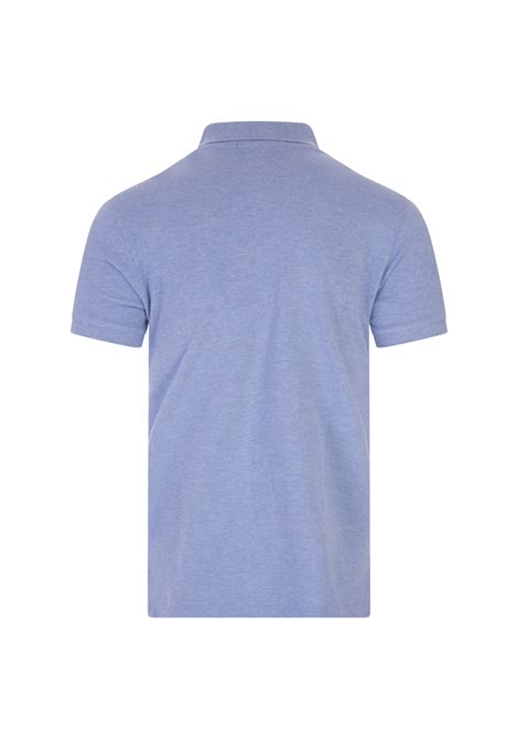 RALPH LAUREN Polo In Piquet Slim-Fit Azzurra - RALPH LAUREN