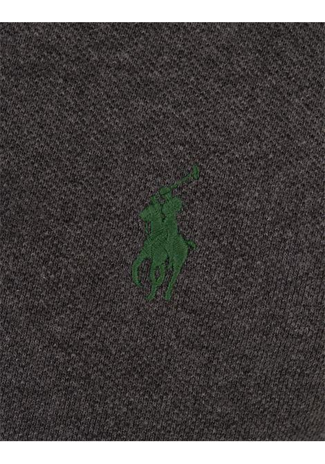 RALPH LAUREN Polo In Piquet Slim-Fit Barclay Heather E Verde - RALPH LAUREN