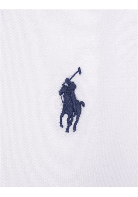 RALPH LAUREN Polo In Piquet Slim-Fit Bianca - RALPH LAUREN