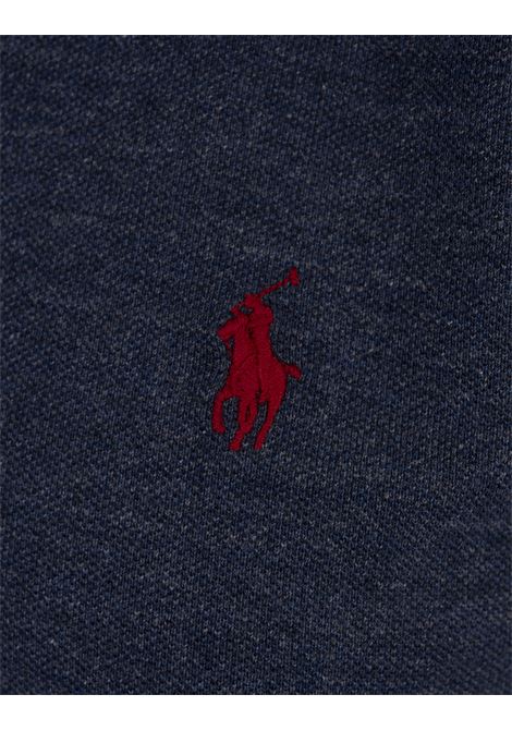 RALPH LAUREN Polo In Piquet Slim-Fit Blu - RALPH LAUREN