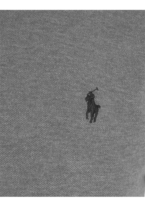 RALPH LAUREN Polo In Piquet Slim-Fit Grigia - RALPH LAUREN