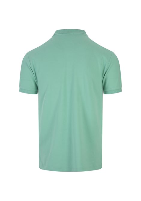 RALPH LAUREN Polo In Piquet Slim-Fit Verde Tramonto E Rosa - RALPH LAUREN
