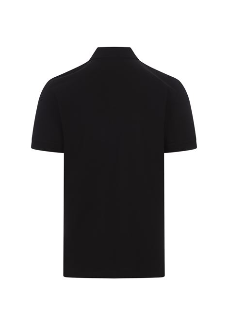 ALEXANDER MCQUEEN Polo Nera Con Nastro Logo - ALEXANDER MCQUEEN