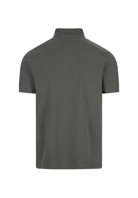 STONE ISLAND Polo Slim Fit In Piquet Verde - STONE ISLAND
