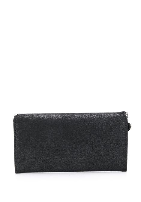 STELLA MCCARTNEY Portafoglio Continental Falabella Nero E Argento - STELLA MCCARTNEY
