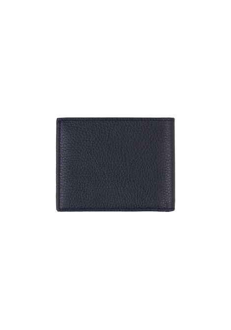 ORCIANI Portafoglio In Micron Pelle Blu Navy - ORCIANI