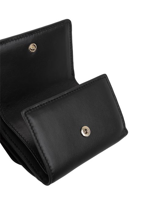 CHLOÉ Portafoglio Tri-Fold Chloé Sense Mini In Pelle Morbida Nera - CHLOÉ