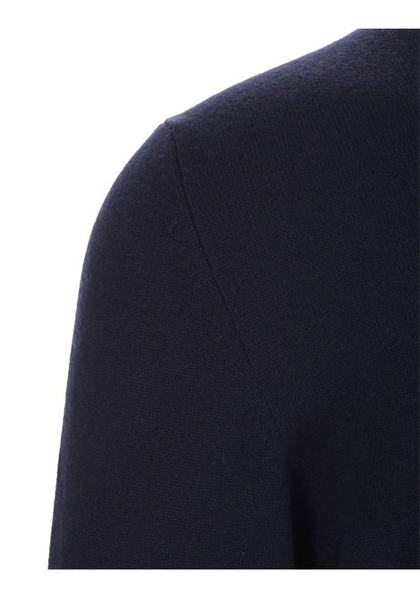 FEDELI Pullover A Girocollo In Cashmere Blu Notte - FEDELI