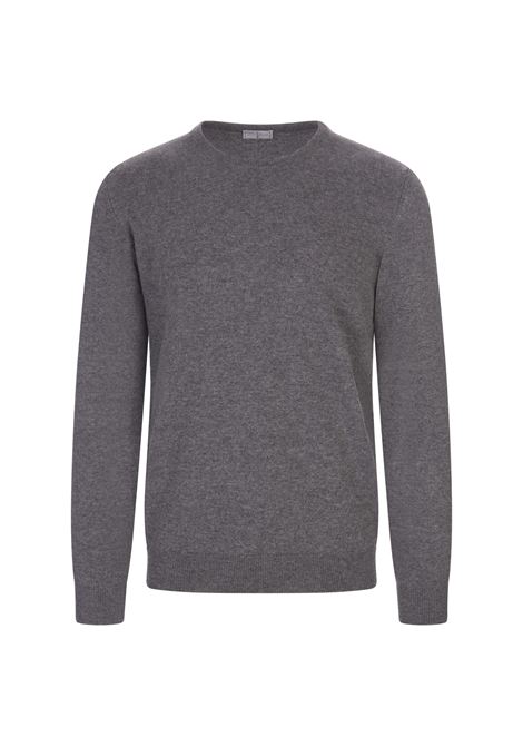 FEDELI Pullover a Girocollo In Cashmere Grigio - FEDELI