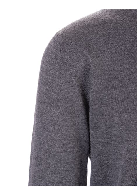 FEDELI Pullover Arg. In Cashmere E Seta Grigio - FEDELI