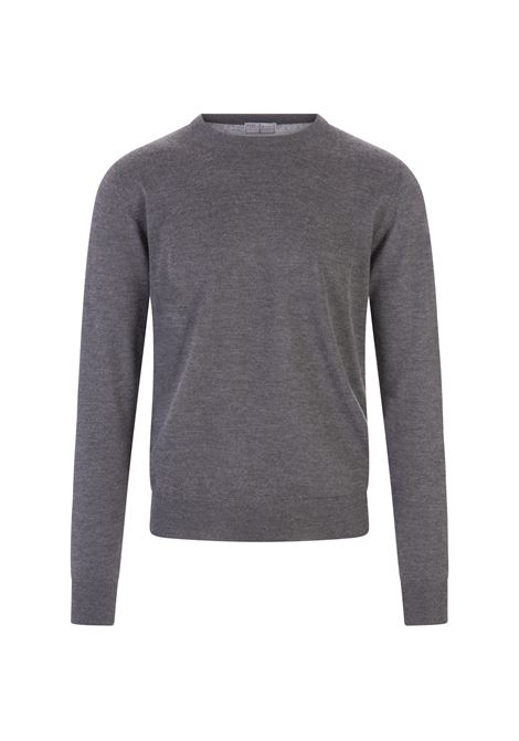 FEDELI Pullover Arg. In Cashmere e Seta Grigio - FEDELI