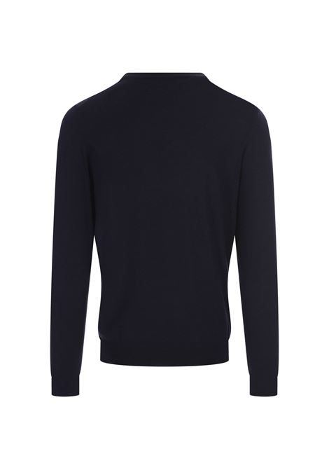 FEDELI Pullover Arg. Millionaire In Cashmere Blu Notte - FEDELI