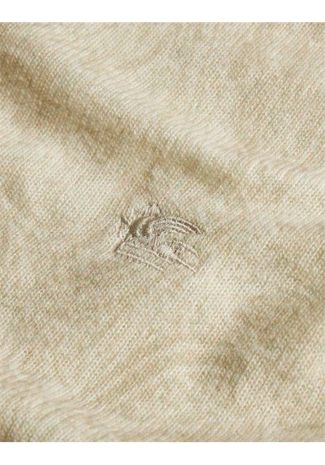 ETRO Pullover Beige Con Motivo Paisley Intarsiato - ETRO