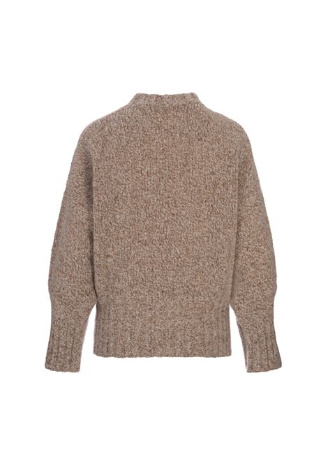 FEDELI Pullover Cynthia Curly Marrone Chiaro - FEDELI