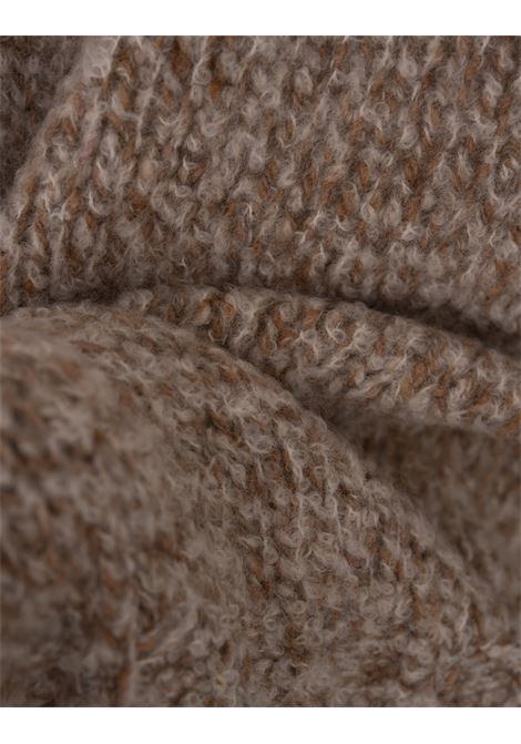 FEDELI Pullover Cynthia Curly Marrone Chiaro - FEDELI