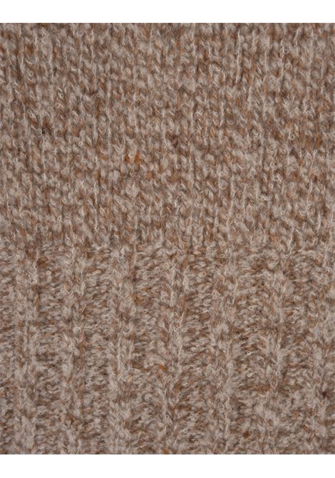 FEDELI Pullover Cynthia Curly Marrone Chiaro - FEDELI