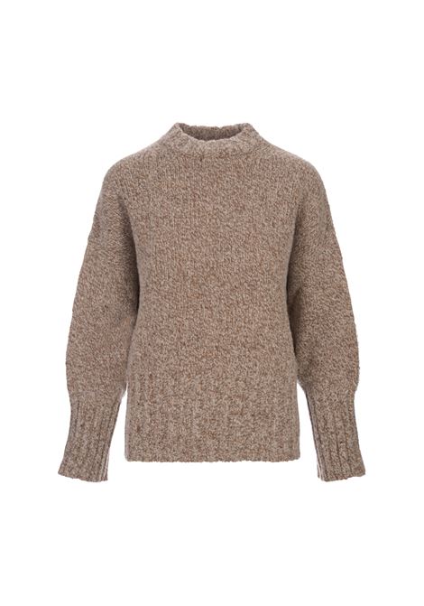 FEDELI Pullover Cynthia Curly Marrone Chiaro - FEDELI