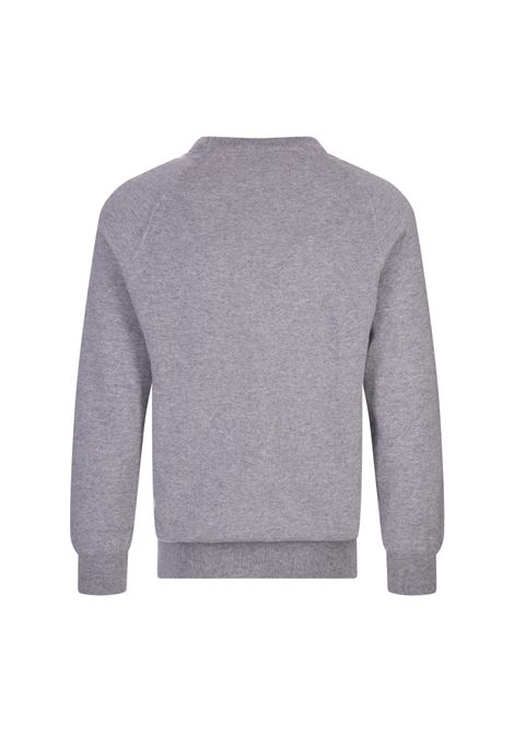 FEDELI Pullover Girocollo In Cashmere Grigio - FEDELI