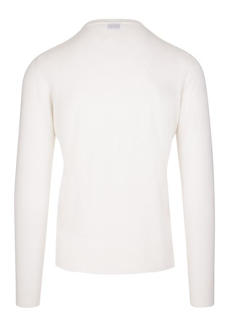 FEDELI Pullover Girocollo Uomo In Cashmere Panna - FEDELI
