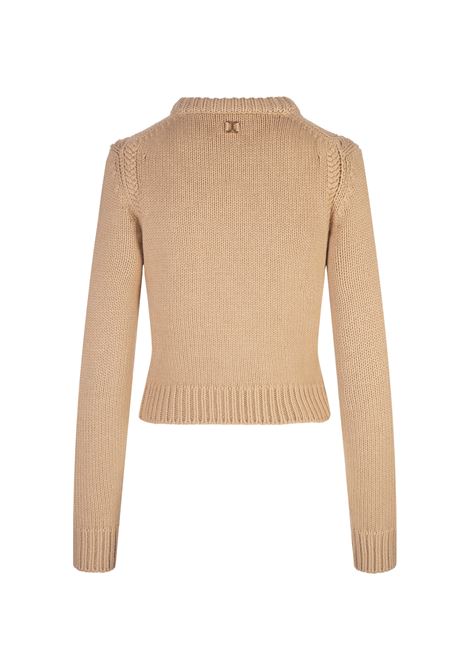 CHLOÉ Pullover In Cotone E Cashmmere Ultimate Nude - CHLOÉ