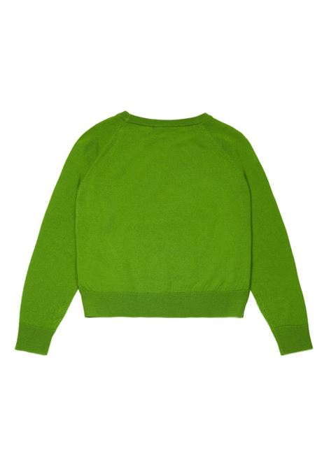 MAX&CO. KIDS Pullover In Lana Verde Con Cuore - MAX&CO. KIDS