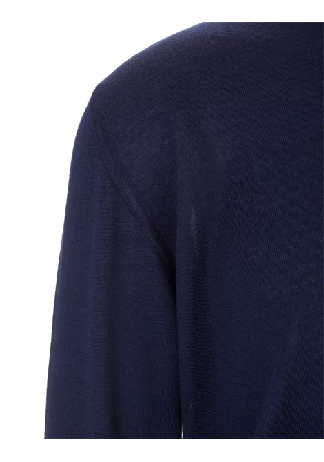 FEDELI Pullover Millionaire In Cashmere Blu Navy - FEDELI
