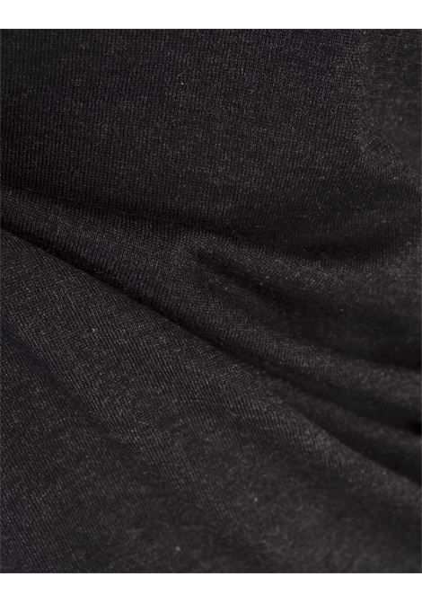 KITON Pullover Scollo A V In Seta E Cashmere Antracite - KITON