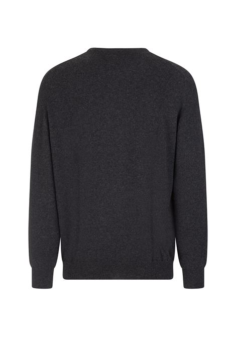 FEDELI Pullover Slim Fit In Cashmere Antracite - FEDELI