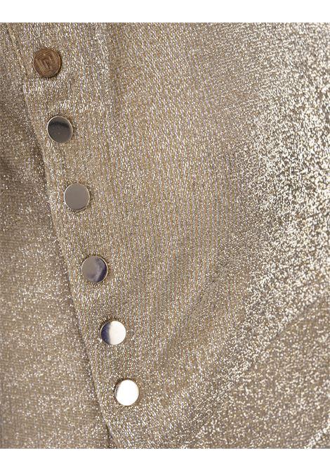 RABANNE Abito Corto In Lurex Dorato - RABANNE