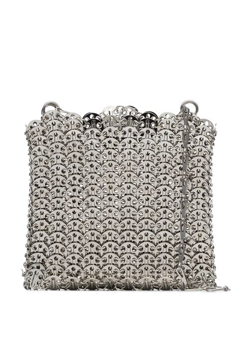 RABANNE Borsa a Spalla Iconic 1969 Argento - RABANNE