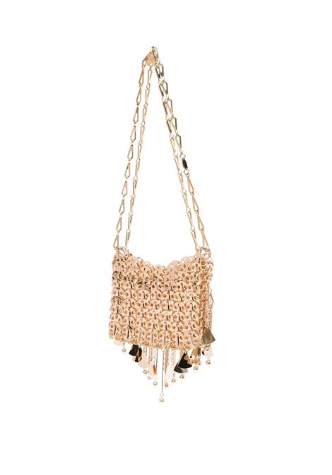 RABANNE Borsa Eight Nano 1969 Dorata - RABANNE