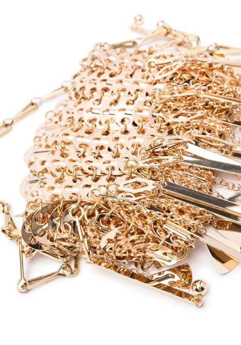 RABANNE Borsa Eight Nano 1969 Dorata - RABANNE