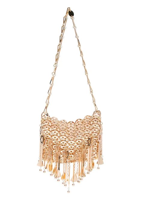 RABANNE Borsa Eight Nano 1969 Dorata - RABANNE