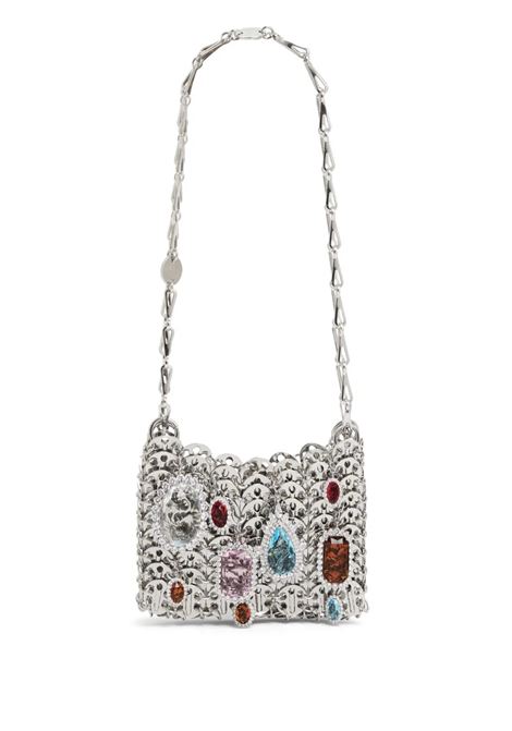 RABANNE Borsa Iconic 1969 Nano Argento - RABANNE