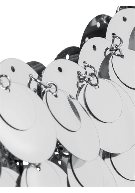 RABANNE Borsa Nano Sparkle Argento - RABANNE