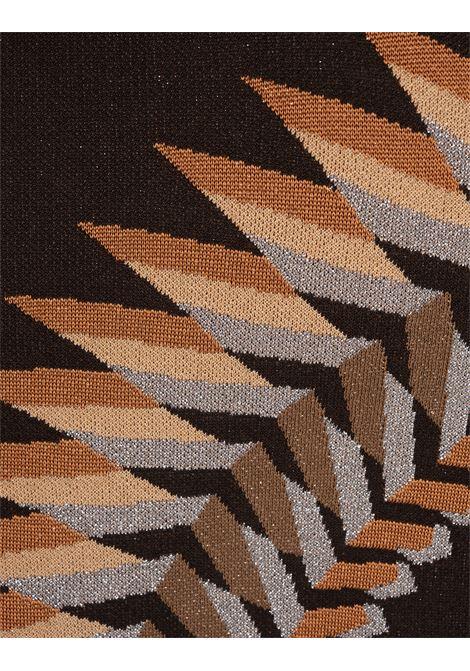 RABANNE Maglione In Lurex Jacquard Marrone - RABANNE