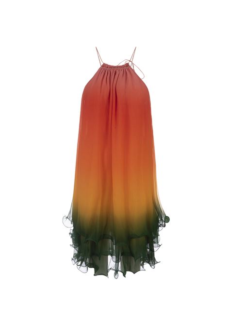 CASABLANCA Rainbow Gradient Cocktail Dress - CASABLANCA