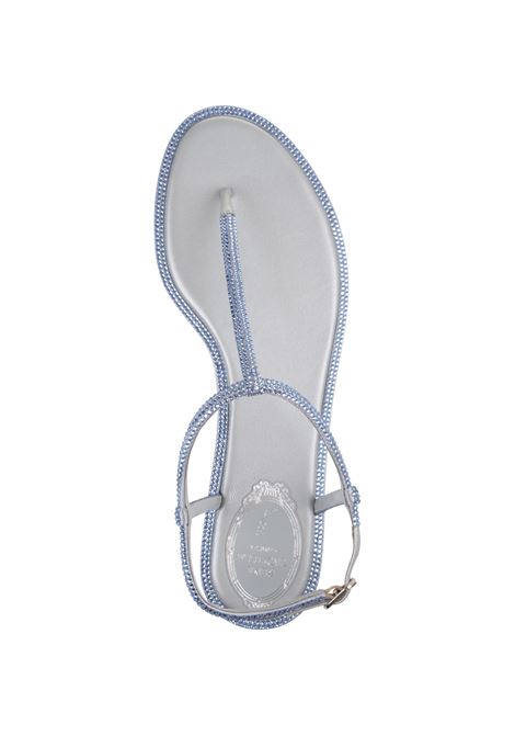 RENE Sandali Bassi Gioiello Diana Azzurri - RENE' CAOVILLA