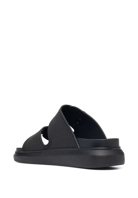ALEXANDER MCQUEEN Sandali Hybrid In Nero E Argento - ALEXANDER MCQUEEN