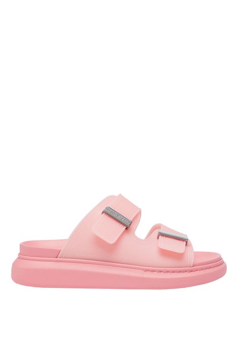 ALEXANDER MCQUEEN Sandali Hybrid in Rosa e Argento - ALEXANDER MCQUEEN