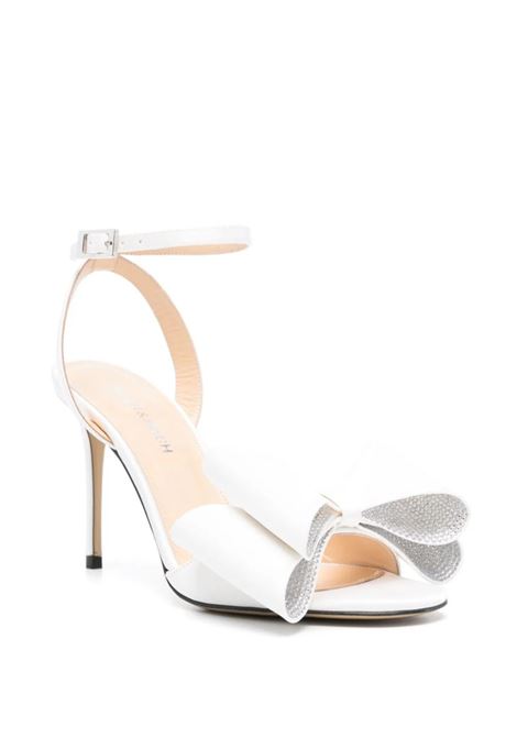 MACH & MACH Sandali Le Cadeau 95 Mm In Raso Bianco - MACH & MACH