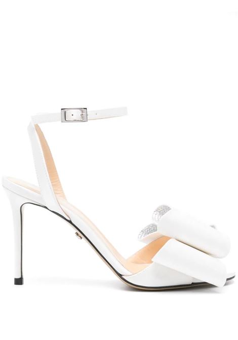 MACH & MACH Sandali Le Cadeau 95 mm In Raso Bianco - MACH & MACH